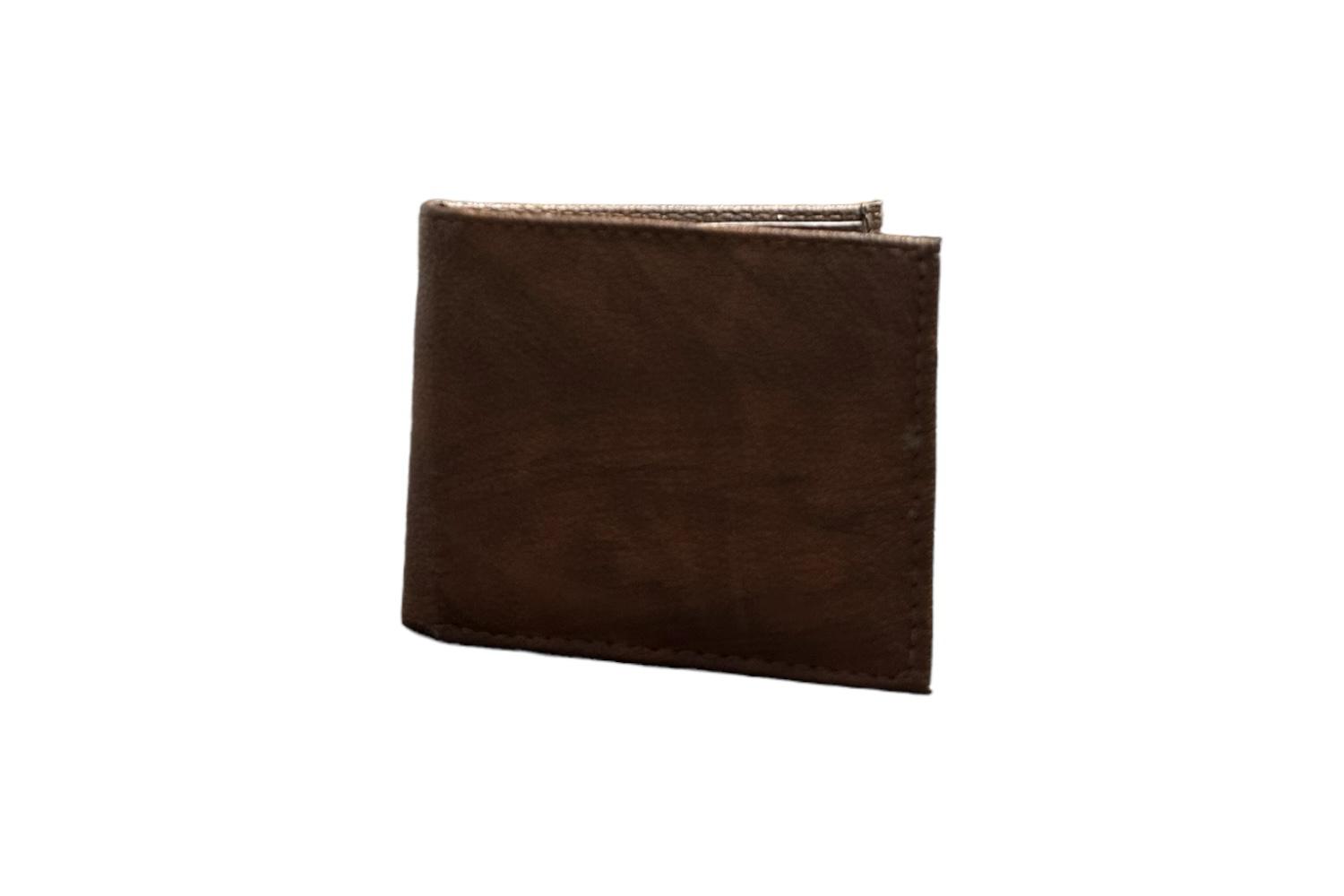 TEMS-CROWN men's wallet showcasing its sleek design and quality material.