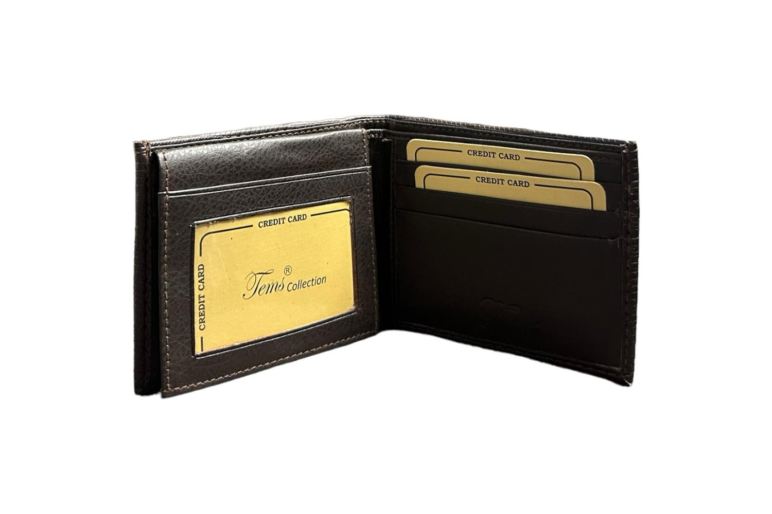 TEMS-NEW LZ men's wallet featuring a sleek design and multiple card slots.