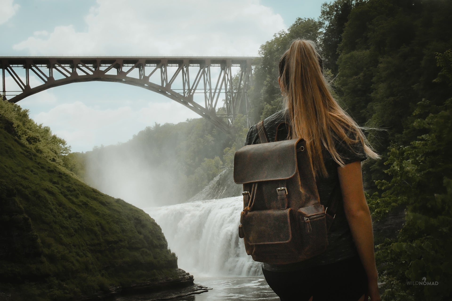 The Hagen Backpack, a vintage leather backpack made from genuine cowhide leather, showcasing its antique appearance and spacious design.