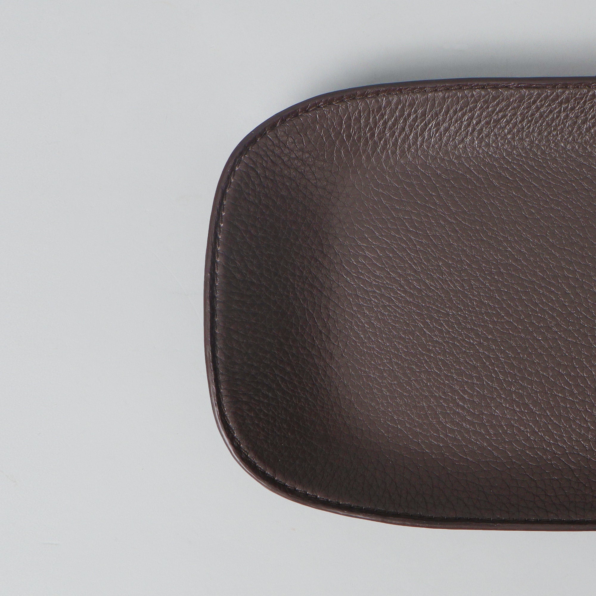 Tokyo Tray made of premium full grain leather, showcasing its elegant design and craftsmanship.