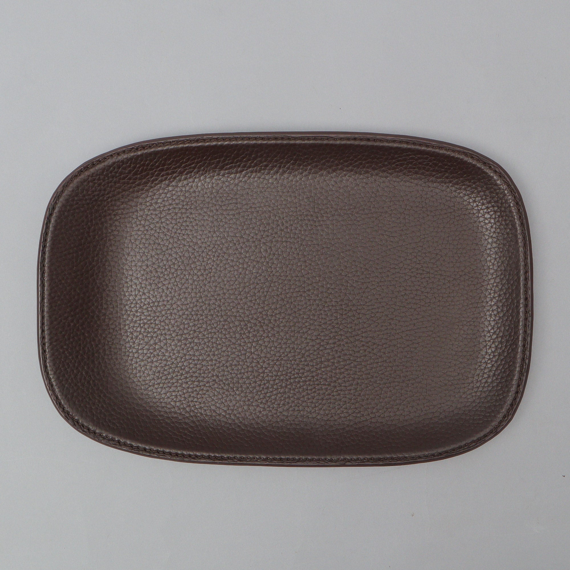 Tokyo Tray made of premium full grain leather, showcasing its elegant design and craftsmanship.