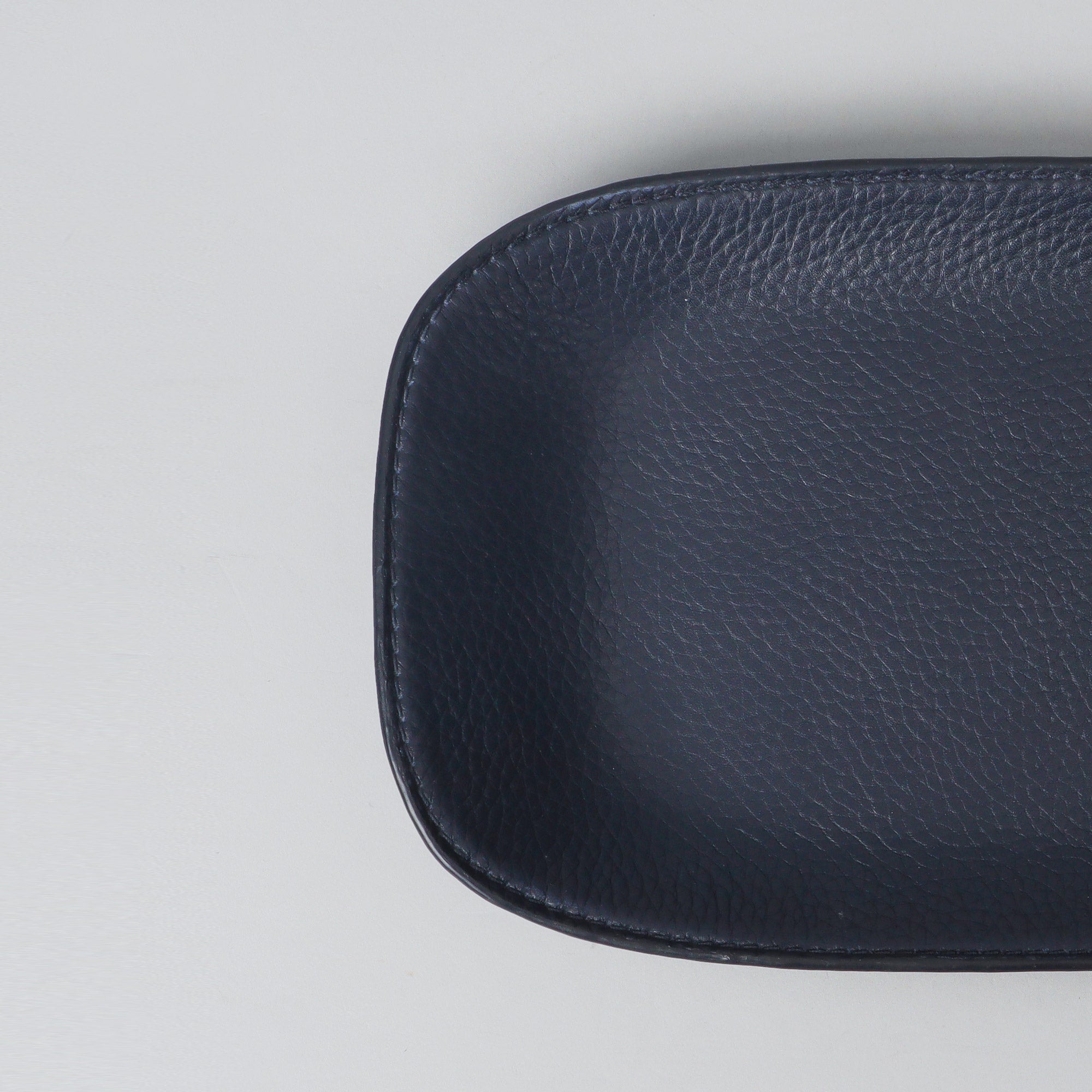 Tokyo Tray made of premium full grain leather, showcasing its elegant design and craftsmanship.