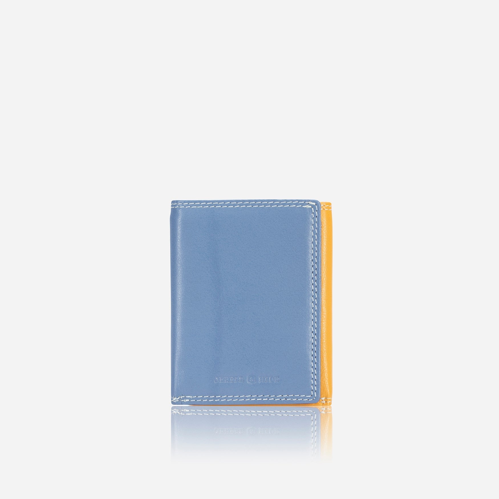 Vibrant Tri Fold Card Holder in Fiji design, showcasing colorful patterns and compact tri-fold structure.