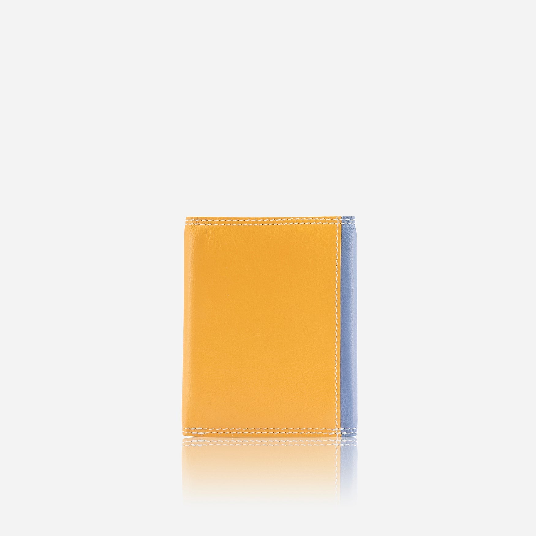 Vibrant Tri Fold Card Holder in Fiji design, showcasing colorful patterns and compact tri-fold structure.