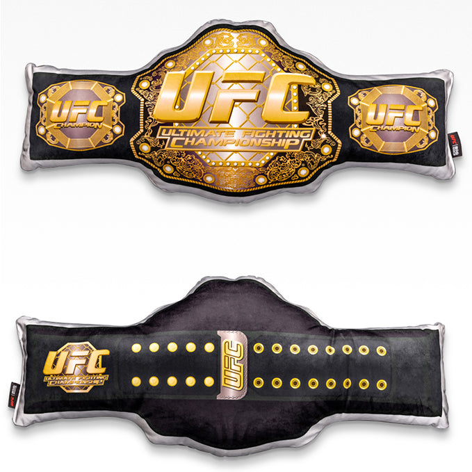 UFC Classic Belt Big Shots 16" Pillow featuring soft velvet cover and intricate belt design.