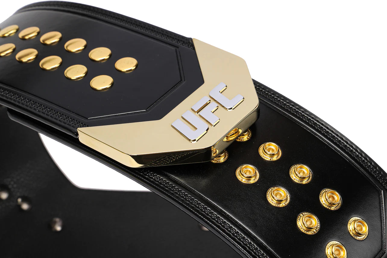 UFC Replica Classic Championship Belt featuring 25 stones and flags representing UFC history.