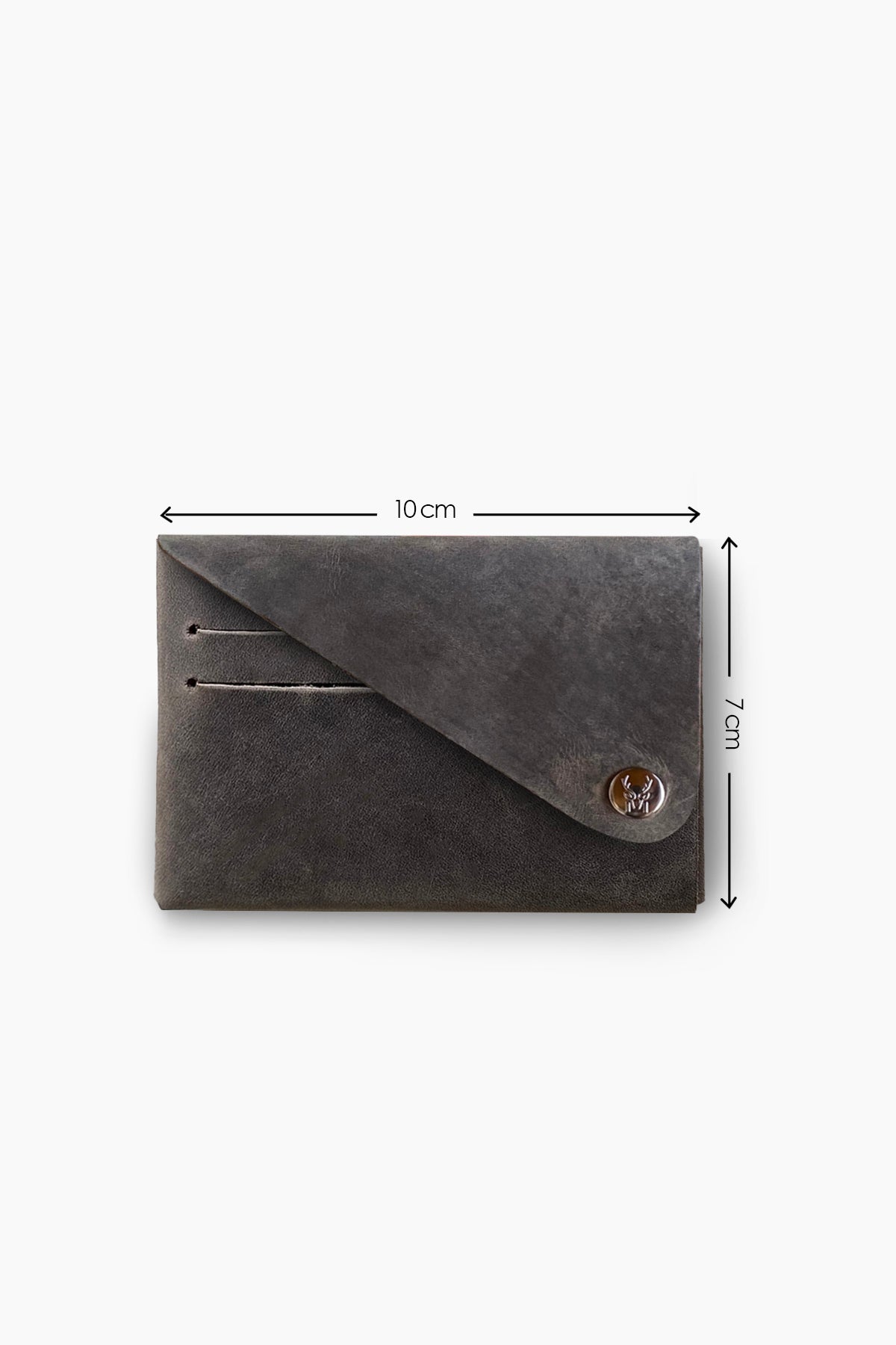 Vista Genuine Leather Folding Wallet in various colors, showcasing its thin, stitchless design and minimalistic style.