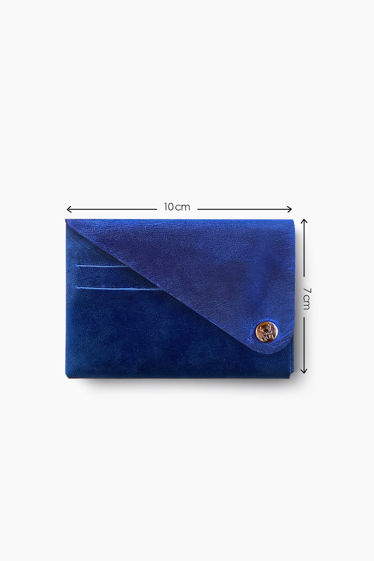 Vista Genuine Leather Folding Wallet in various colors, showcasing its thin, stitchless design and minimalistic style.