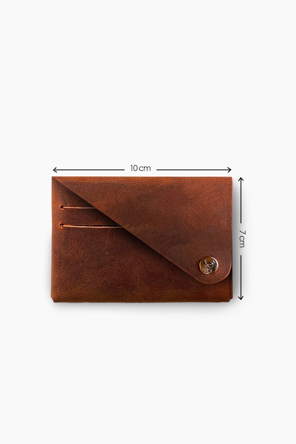 Vista Genuine Leather Folding Wallet in various colors, showcasing its thin, stitchless design and minimalistic style.