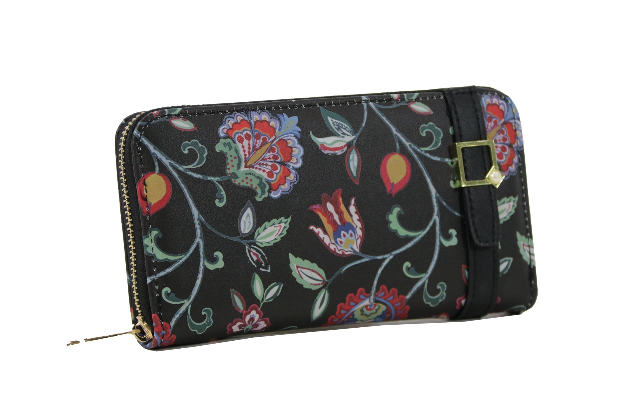 Stylish Wallet W1439 in various colors, showcasing its sleek design and multiple card slots.