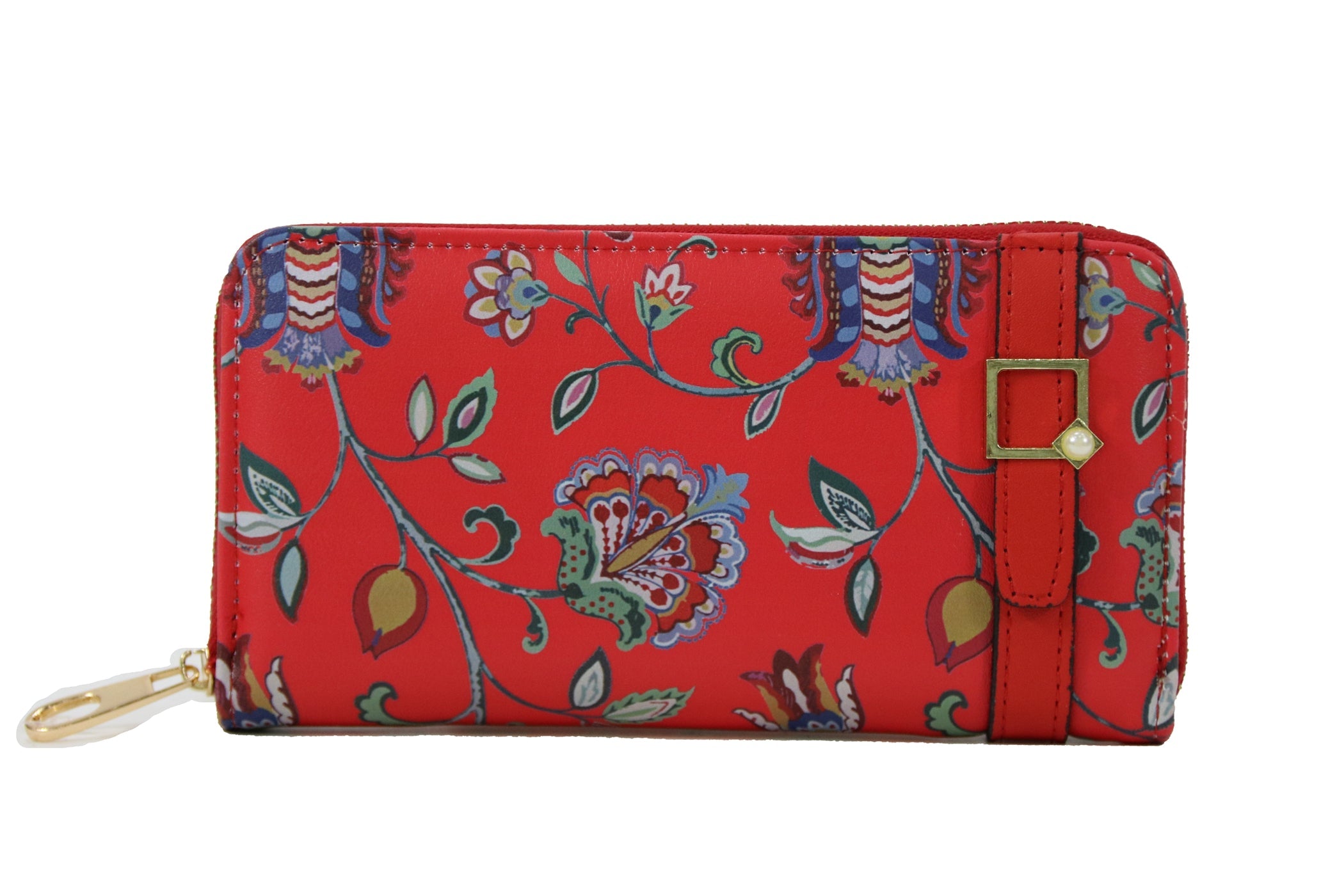 Stylish Wallet W1439 in various colors, showcasing its sleek design and multiple card slots.