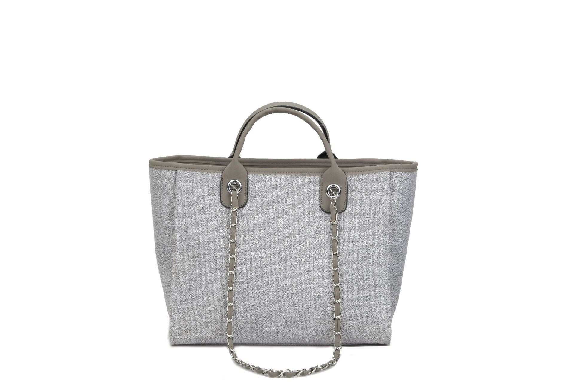 A stylish Women's Simple Canvas Handbag in a neutral color, featuring durable fabric, spacious interior, and comfortable straps, ideal for daily use.