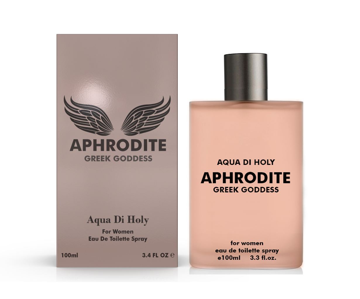 Aphrodite Perfume for Women by Aqua Di Holy in an elegant bottle, showcasing its floral and fruity essence.