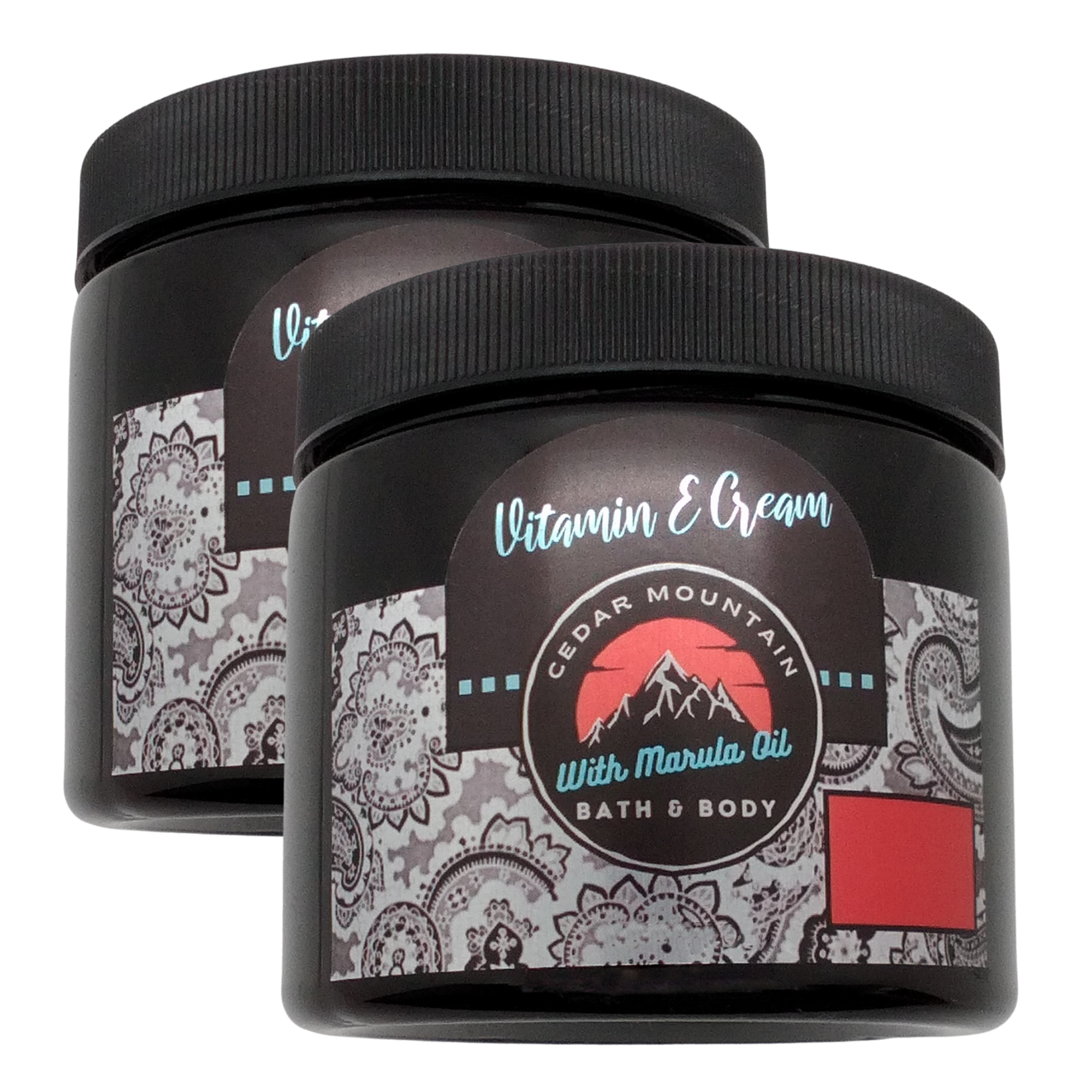 Cedar Mountain Acai Magnolia & Jasmine Scented Hand Cream in a 16 Oz jar, showcasing its luxurious texture and vibrant packaging.