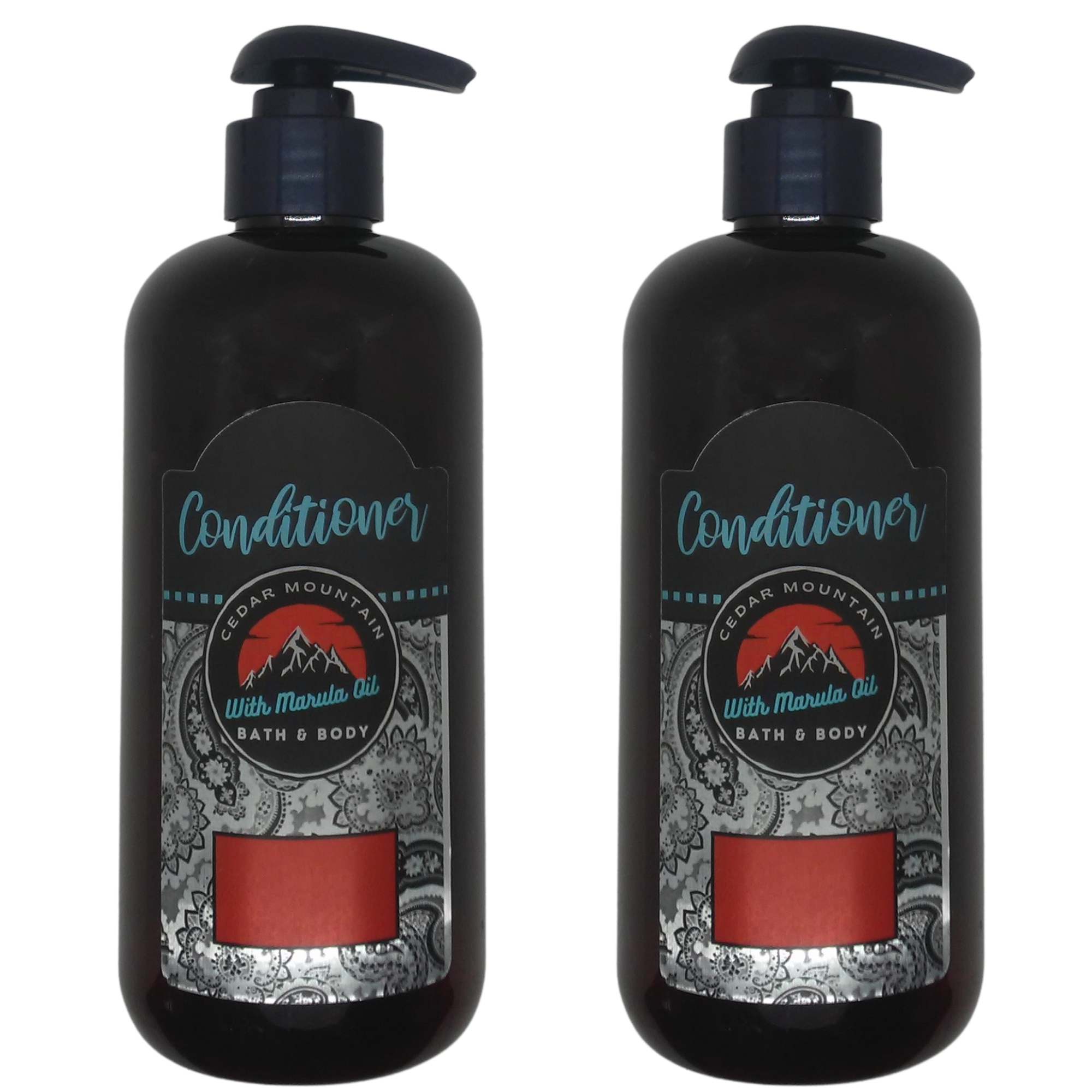 Cedar Mountain Almond Coconut Chocolate Conditioner in a 12 oz bottle, featuring a rich, creamy texture and a delightful scent.