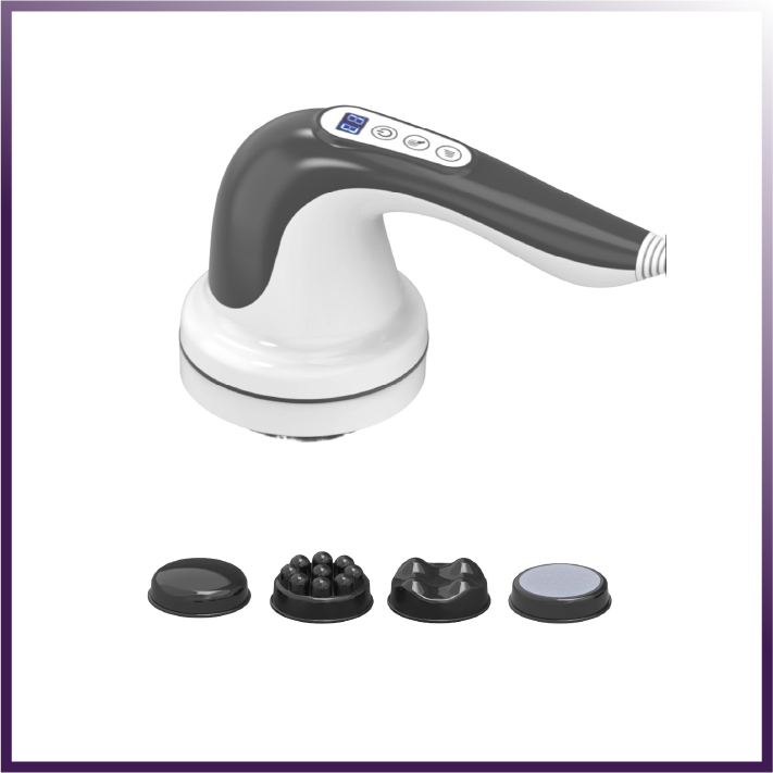 Cellulite Body Sculpting Massager with four massage heads, designed for effective pain relief and cellulite reduction.