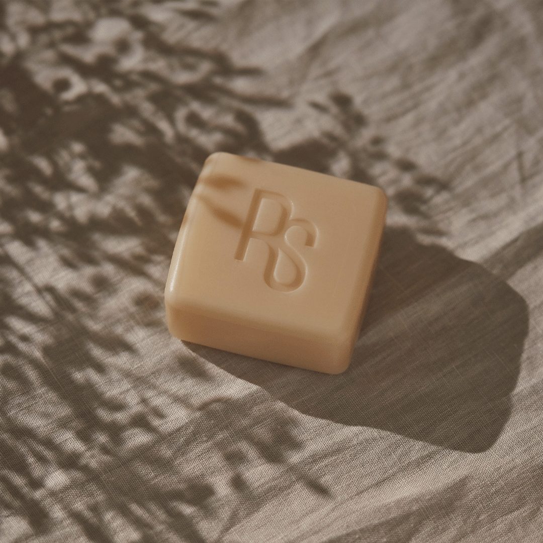 Filigrana Soap bar with olive oil infusion, showcasing its soft texture and elegant packaging.