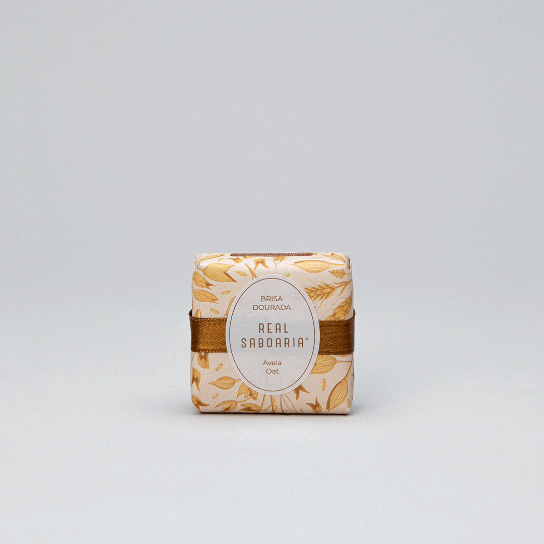 Golden Breeze Soap bar with natural ingredients, showcasing its rich texture and soothing aroma.