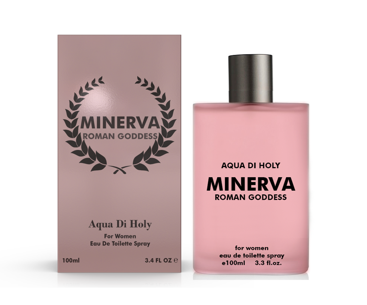 Minerva Perfume for Women by Aqua Di Holy in a 100ml spray bottle, showcasing its elegant design and luxurious fragrance.