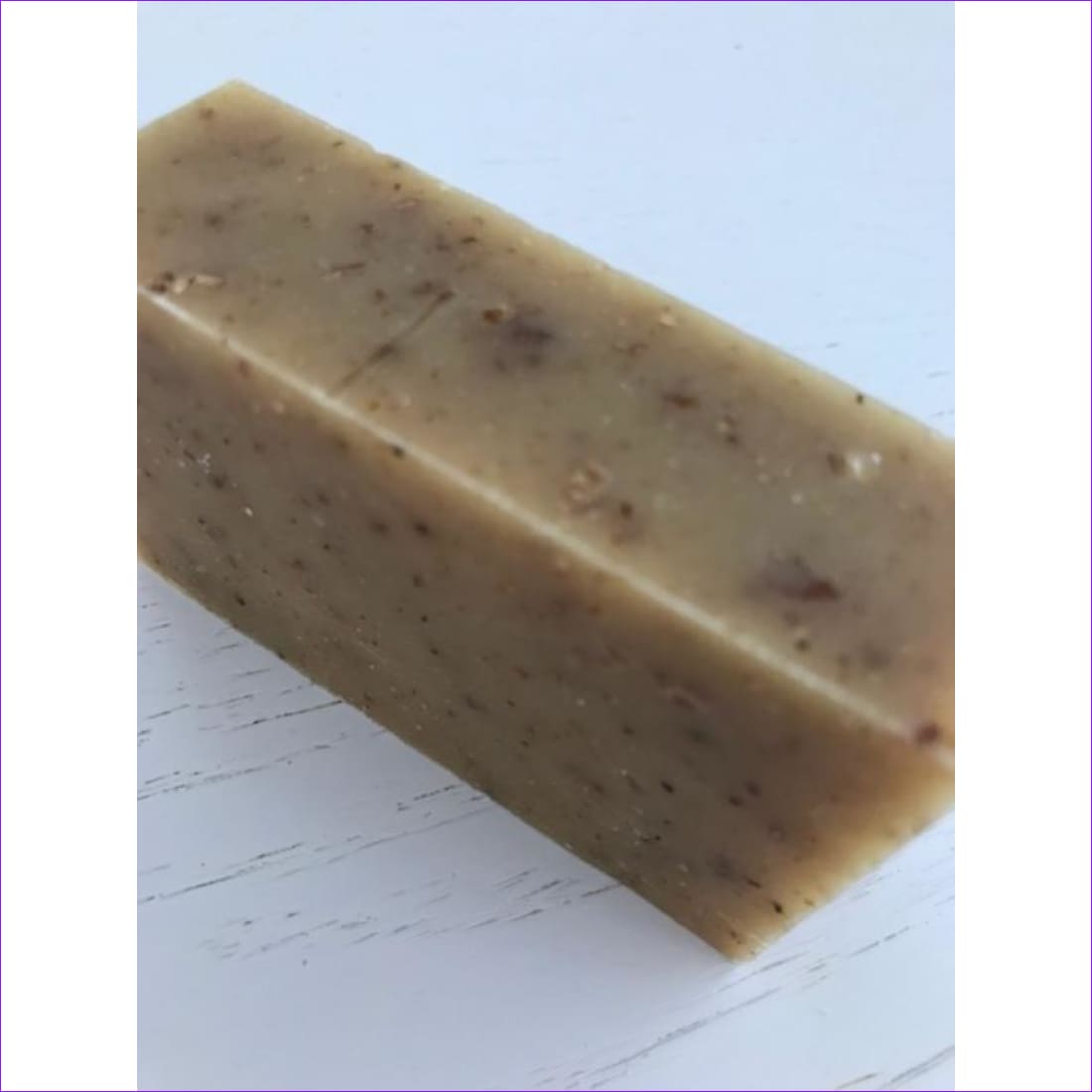 A bar of exfoliating soap.