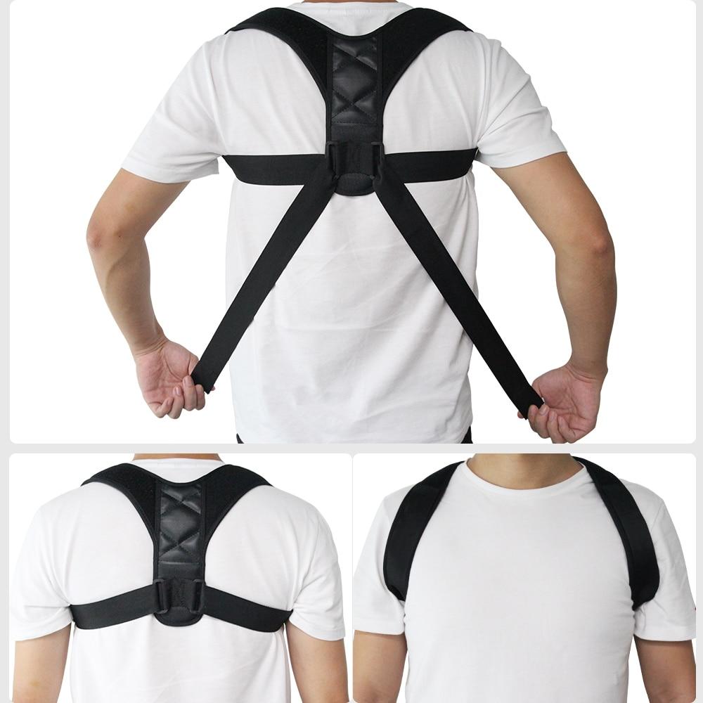 Unisex Adjustable Back Posture Corrector with breathable straps, designed for comfort and effective posture support.