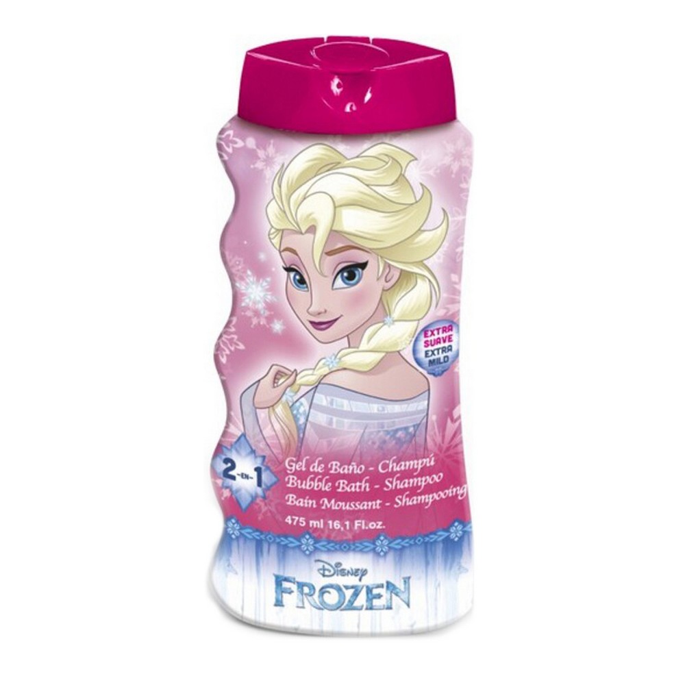 Frozen-themed bubble bath shampoo.