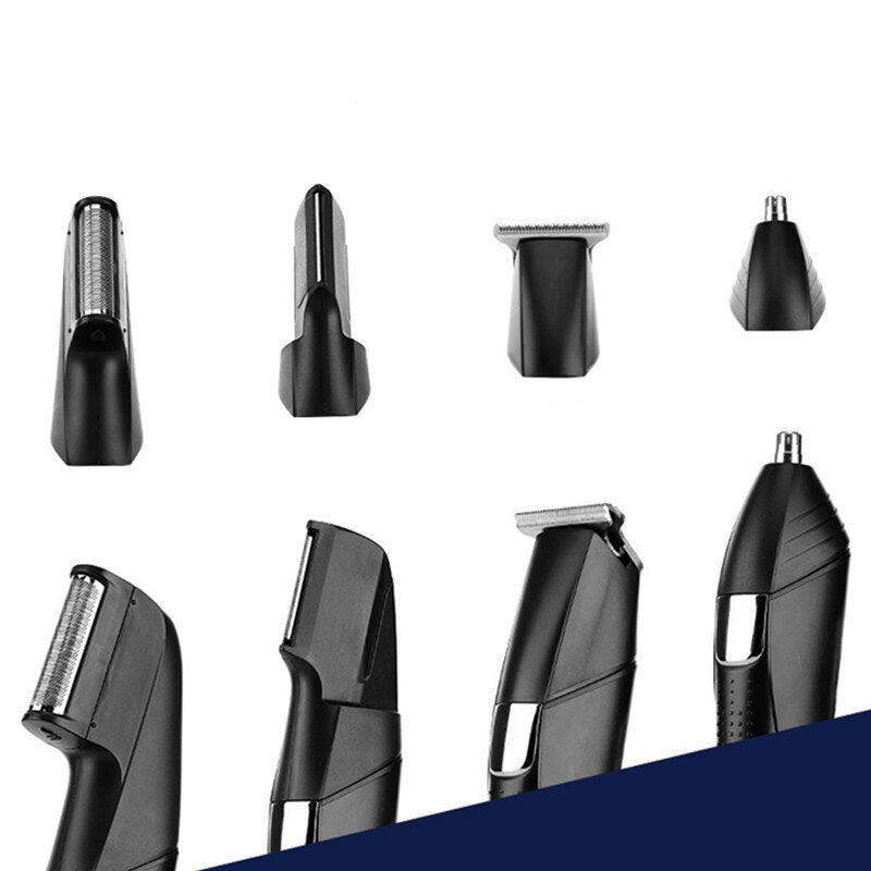 4in1 Hair Trimmer Clipper Cutting Machine for Men, showcasing its sleek design and USB charging feature.