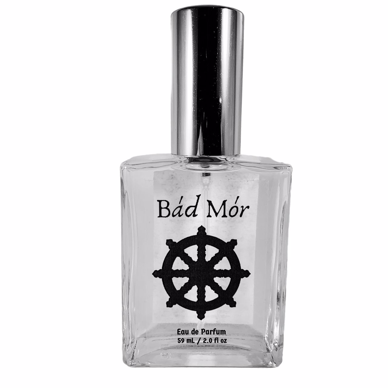 Bad Mor (Bay Rum) Eau de Parfum by Murphy and McNeil in a stylish bottle, showcasing its elegant design and rich fragrance.