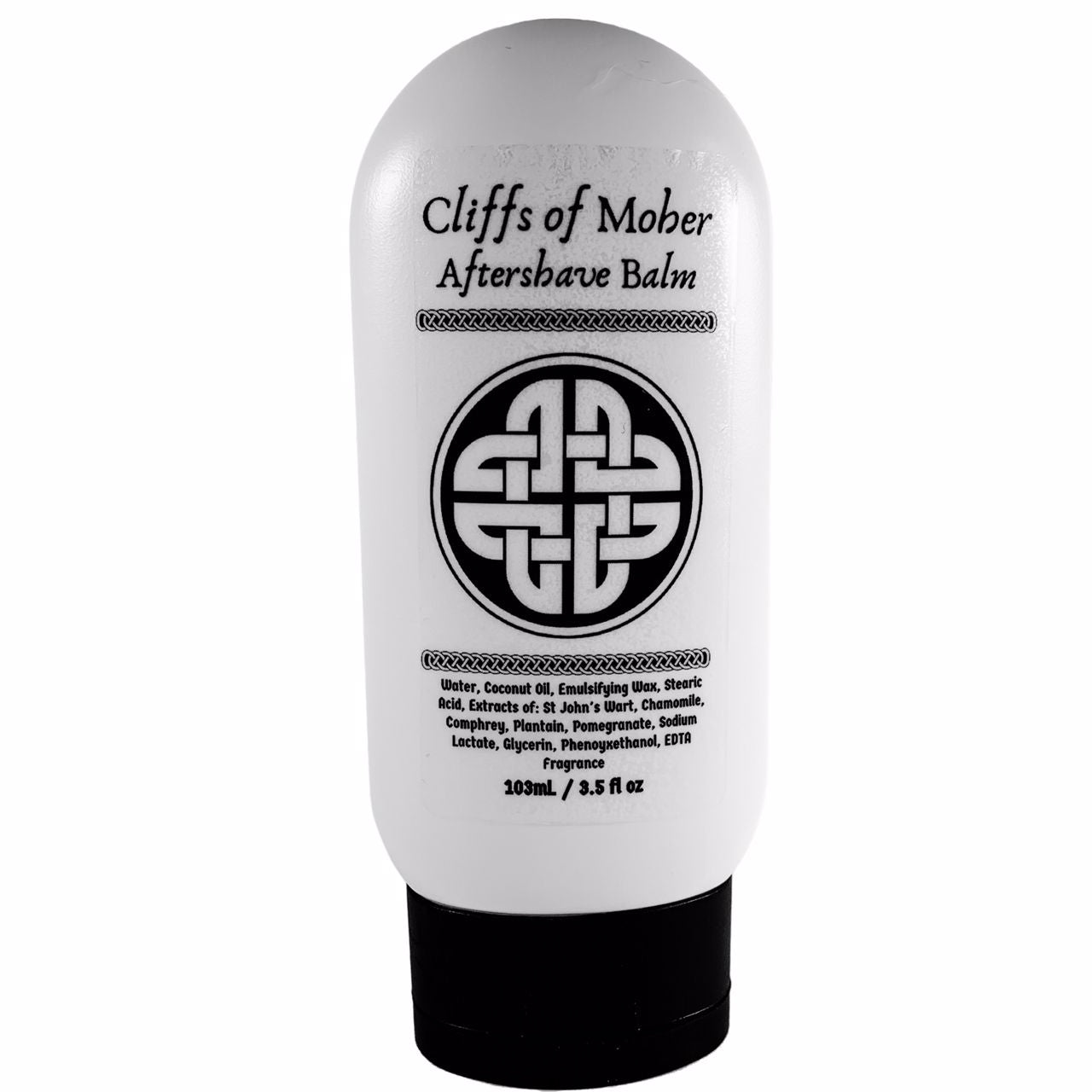 Cliffs of Moher Aftershave Balm by Murphy and McNeil in a stylish container, showcasing its luxurious texture and appealing design.