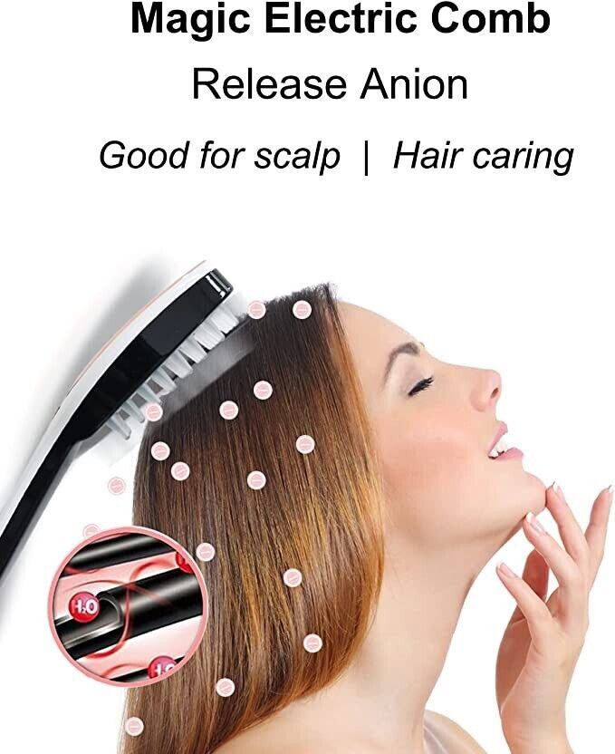 Electric Scalp Massager with soft massage tips, designed for all hair types and portable use.