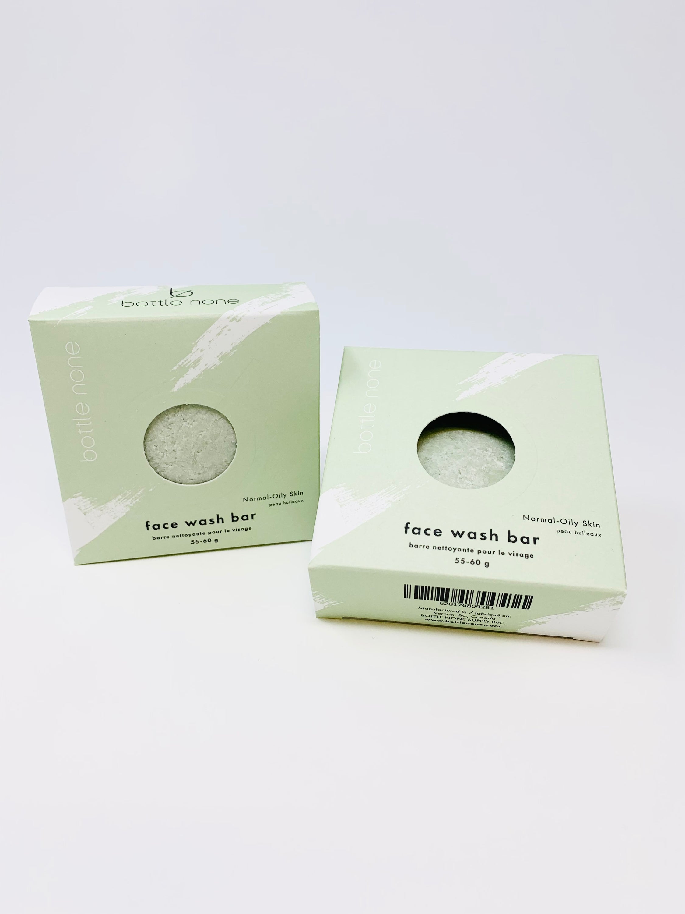 Face Wash Bar for normal to oily skin, eco-friendly and pH balanced, packaged in a custom box.