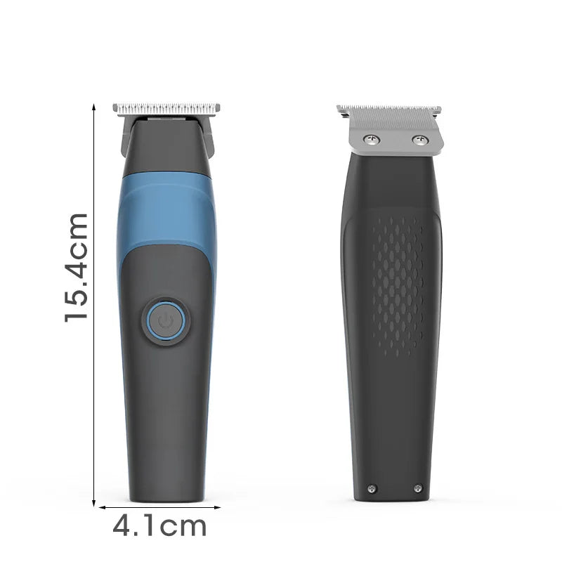 Full Body Wash Electric Hair Trimmer with LCD display, USB charging, and waterproof design, ideal for home hair salons.