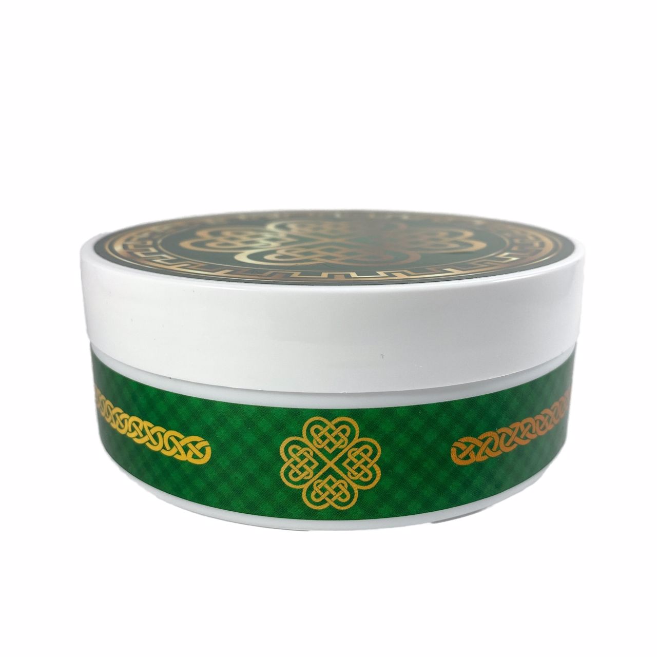 Gael Luc Shaving Soap by Murphy and McNeil in a 5.5oz jar, showcasing its elegant packaging and rich texture.