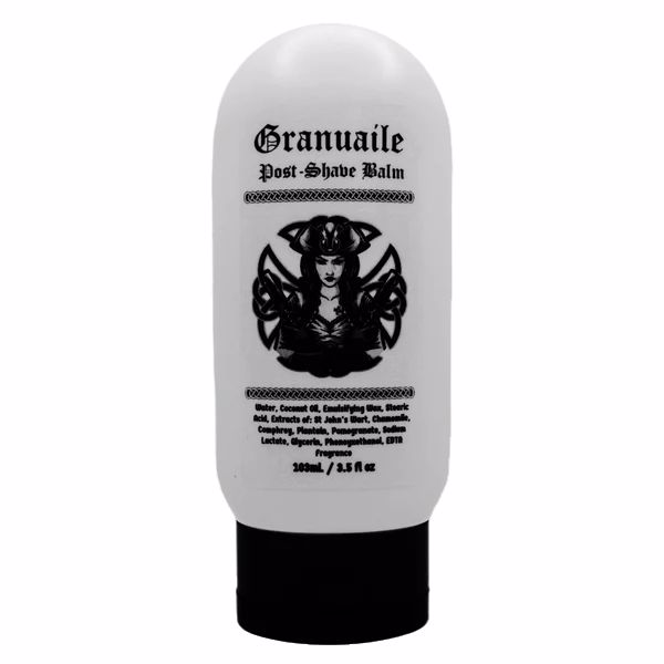 Granuaile Aftershave Balm by Murphy and McNeil, featuring a historical design inspired by the Irish pirate queen.