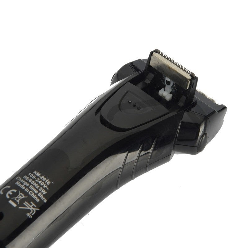 Men's Electric Shaver Razor with double blade design, rechargeable, lightweight, and ergonomic for a comfortable shave.