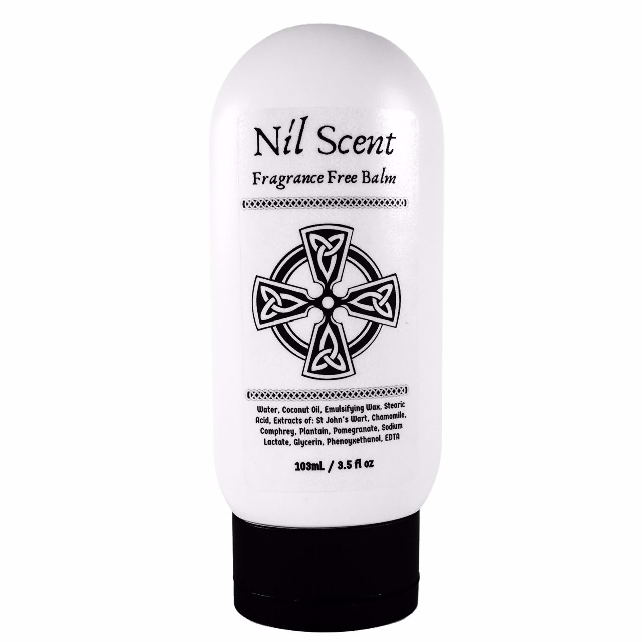 Nil Scent Aftershave Balm by Murphy and McNeil in a sleek container, showcasing its fragrance-free formula.