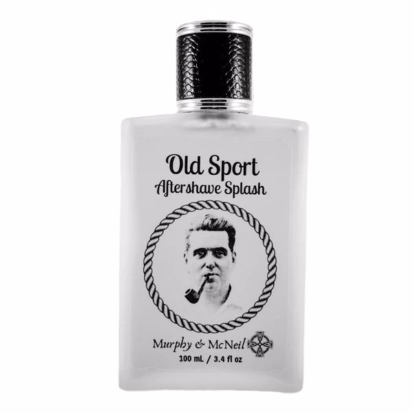 Old Sport Aftershave Splash by Murphy and McNeil in a stylish bottle, showcasing its nostalgic fragrance inspired by cherished memories.