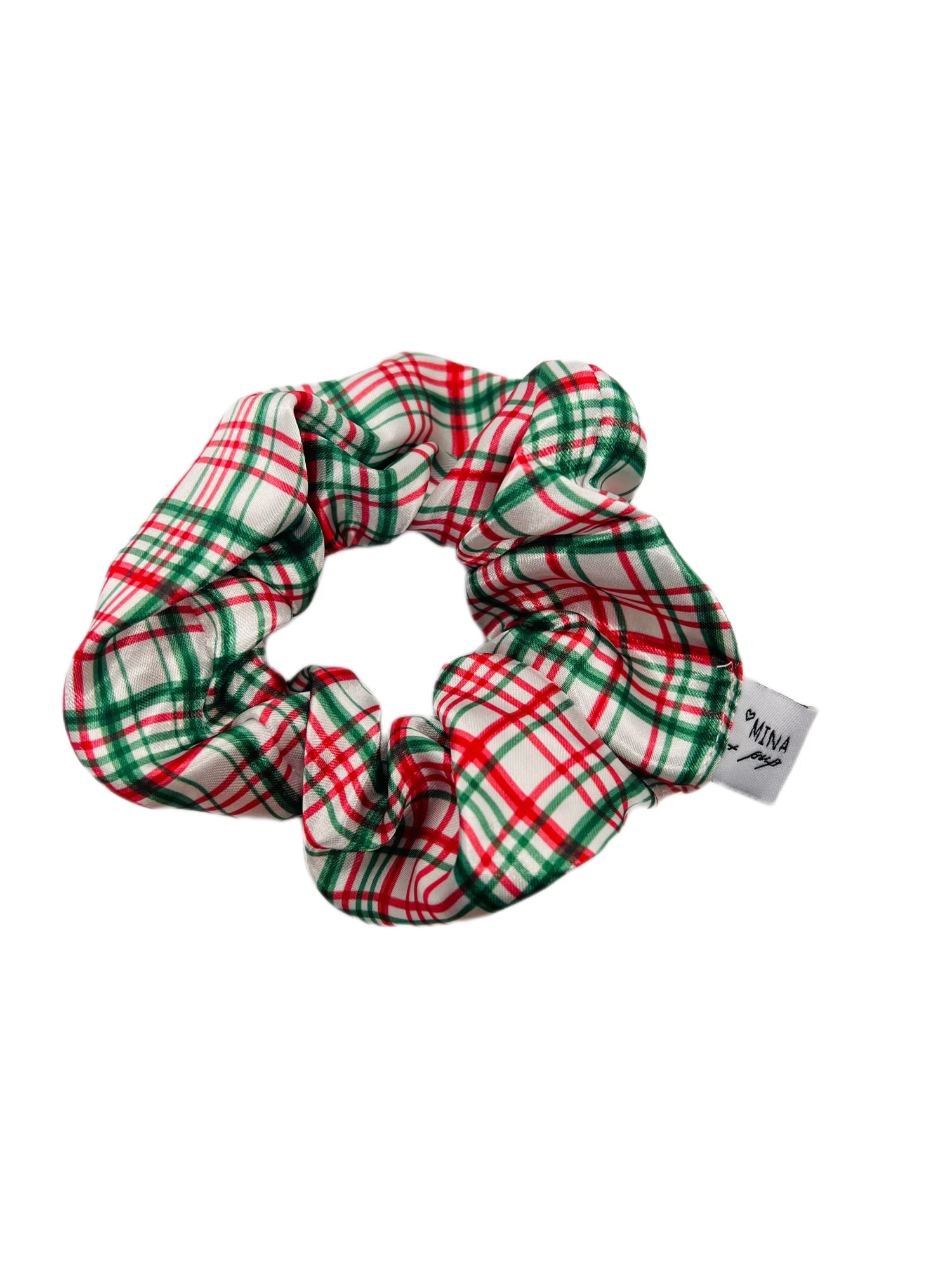 Silky 'You’re A Gift' Hair Scrunchie in various colors, perfect for matching with pets.