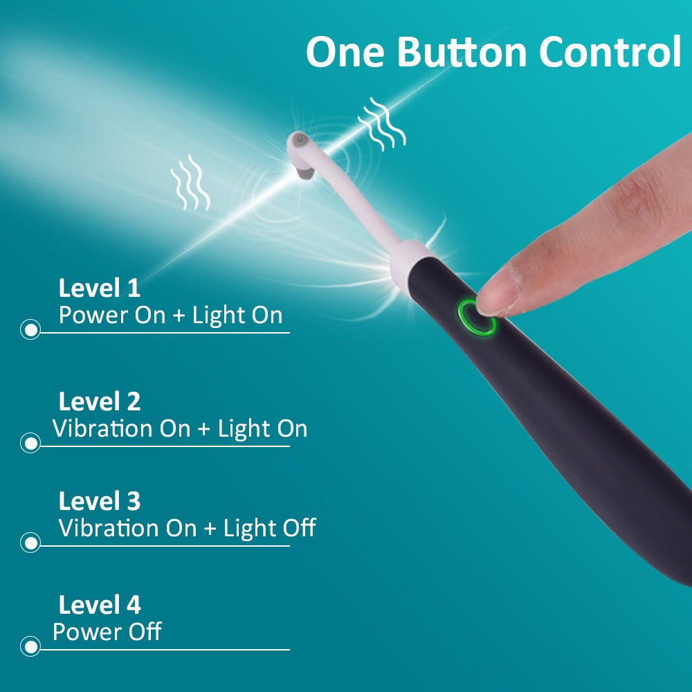 5 in 1 Ultrasonic Dental Scaler with multiple nozzle heads and ergonomic design for effective teeth cleaning.