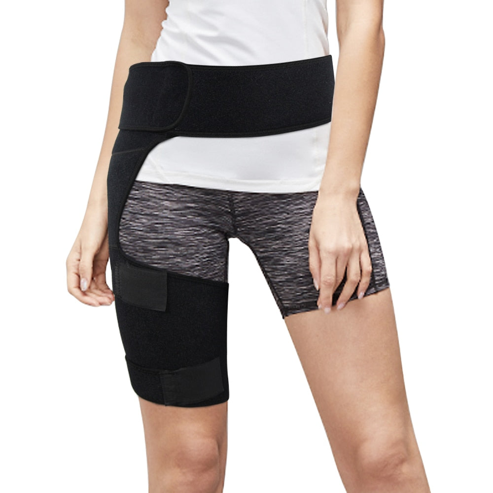 Compression Brace designed for hip sciatica nerve pain relief, featuring a breathable and supportive design for comfort and stability.