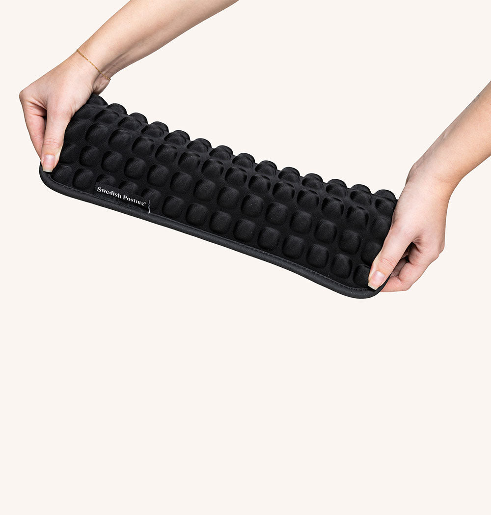 GelUp Standing Mat featuring cooling gel pads, ergonomic design, and non-slip bottom surface, ideal for standing or sitting comfortably.