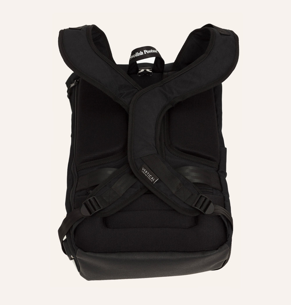 Kids Vertical Ergonomic Backpack featuring a unique design for posture support, made from durable water-repellent material.