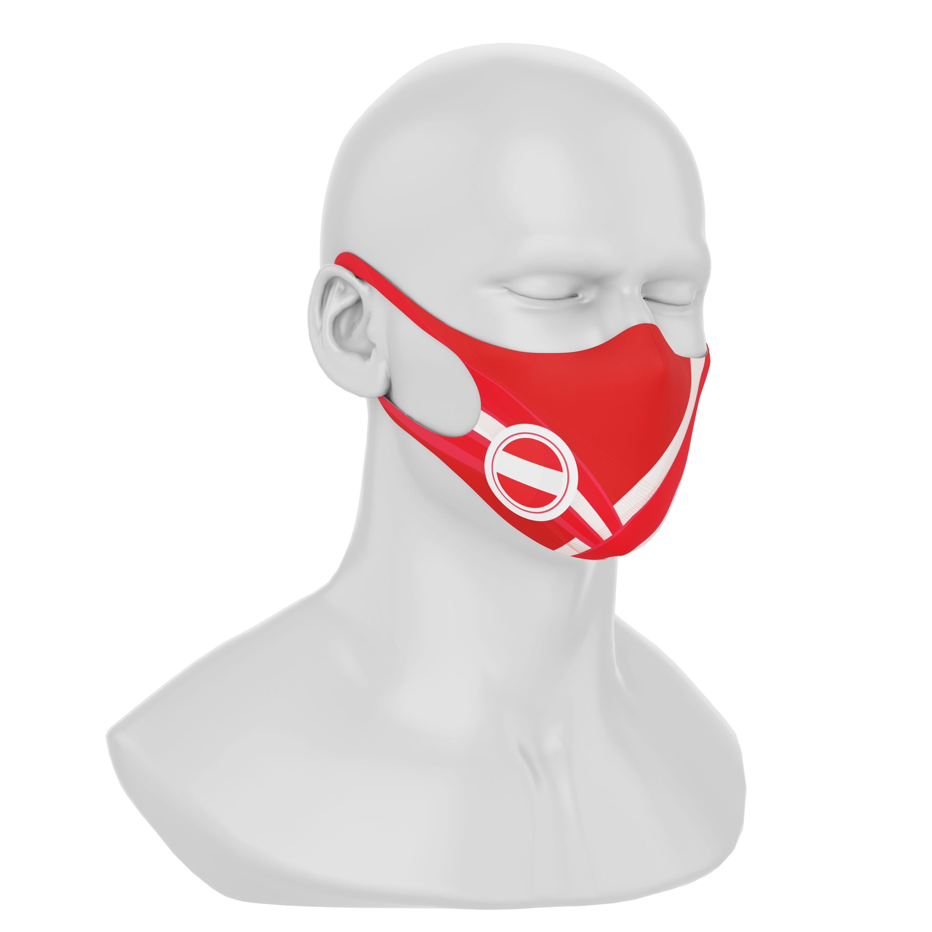 Maskery Design Face Mask Austria made of high-quality neoprene fabric, featuring a stylish design suitable for both men and women.