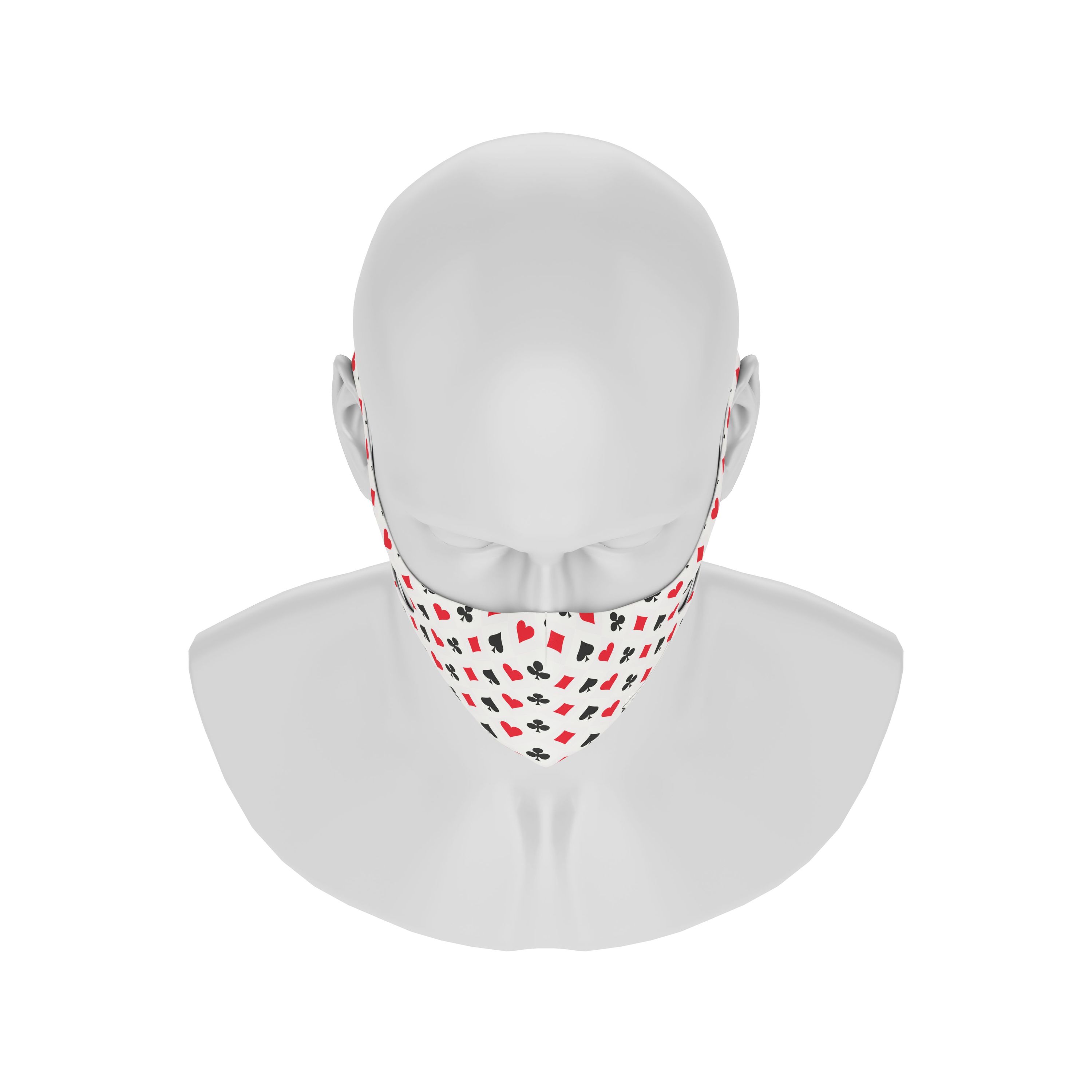 Maskery Design Face Mask Gambler made of high-quality neoprene fabric, featuring a stylish design suitable for both men and women.