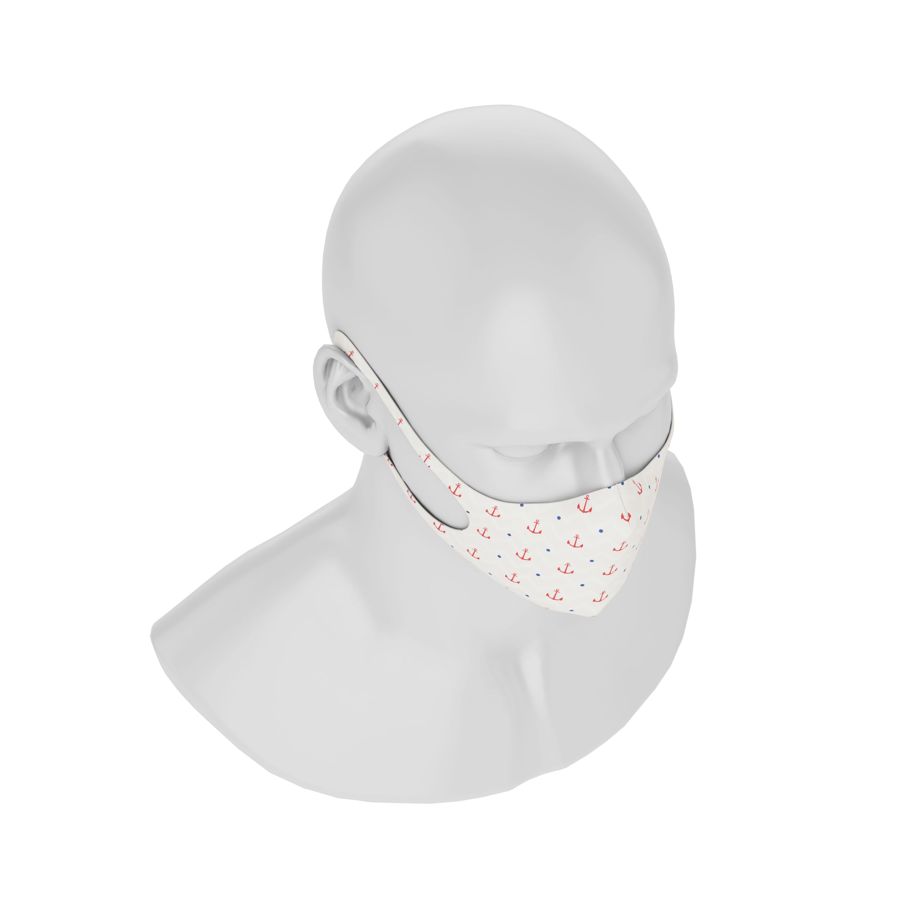 Maskery Design Face Mask Sailor made of high-quality neoprene, featuring a stylish design suitable for both men and women.