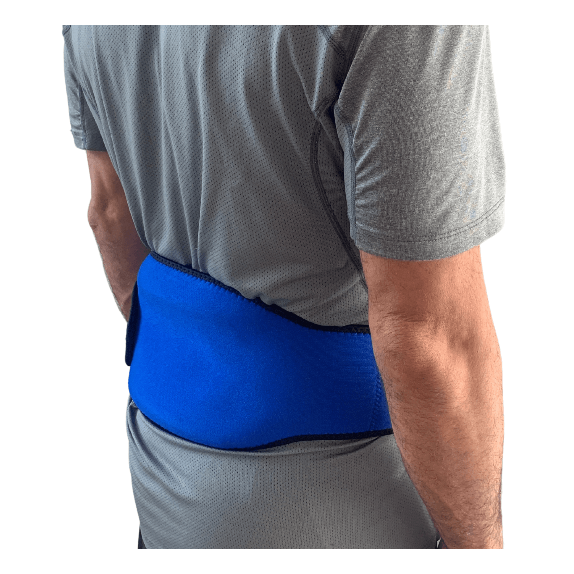 Neoprene Hot & Cold Compress Gel Pack with adjustable strap, designed for pain relief on various body parts.