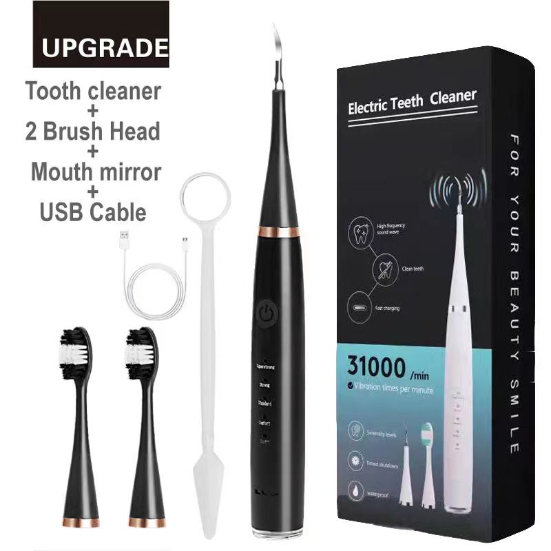 Newest electric toothbrush and dental scaler with USB charging, featuring multiple modes and waterproof design, ideal for adults and kids.