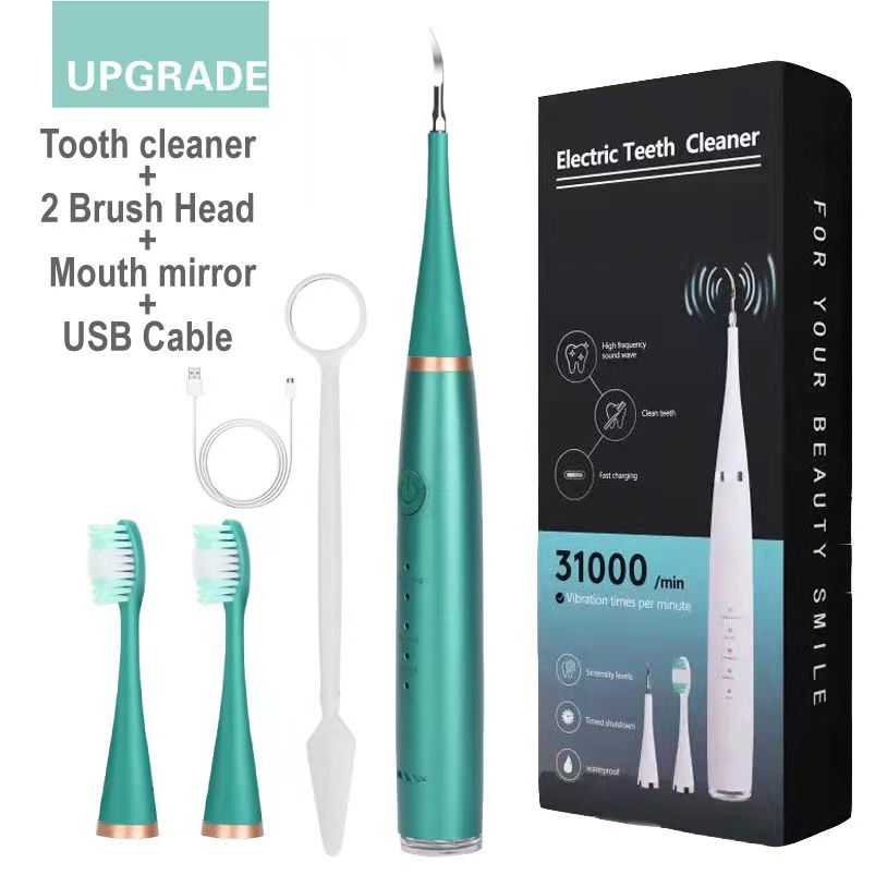 Newest electric toothbrush and dental scaler with USB charging, featuring multiple modes and waterproof design, ideal for adults and kids.