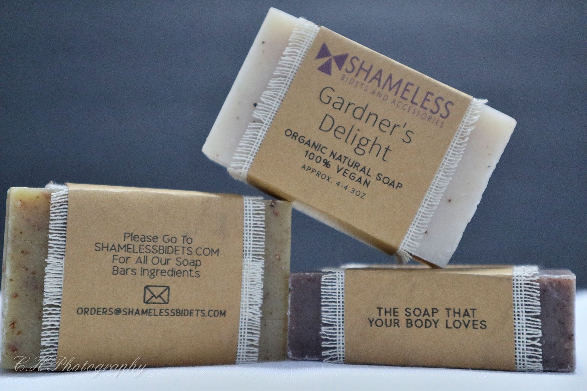 A bar of Organic Coconut Soap made with natural ingredients, showcasing its creamy texture and organic label.