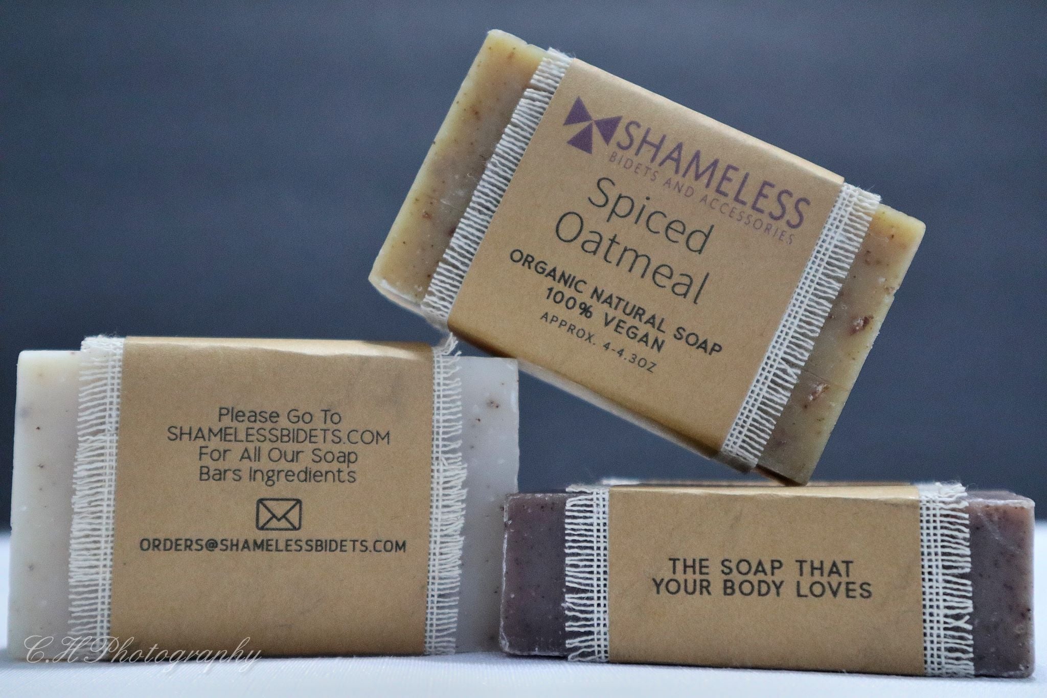 A bar of Organic Coconut Soap made with natural ingredients, showcasing its creamy texture and organic label.